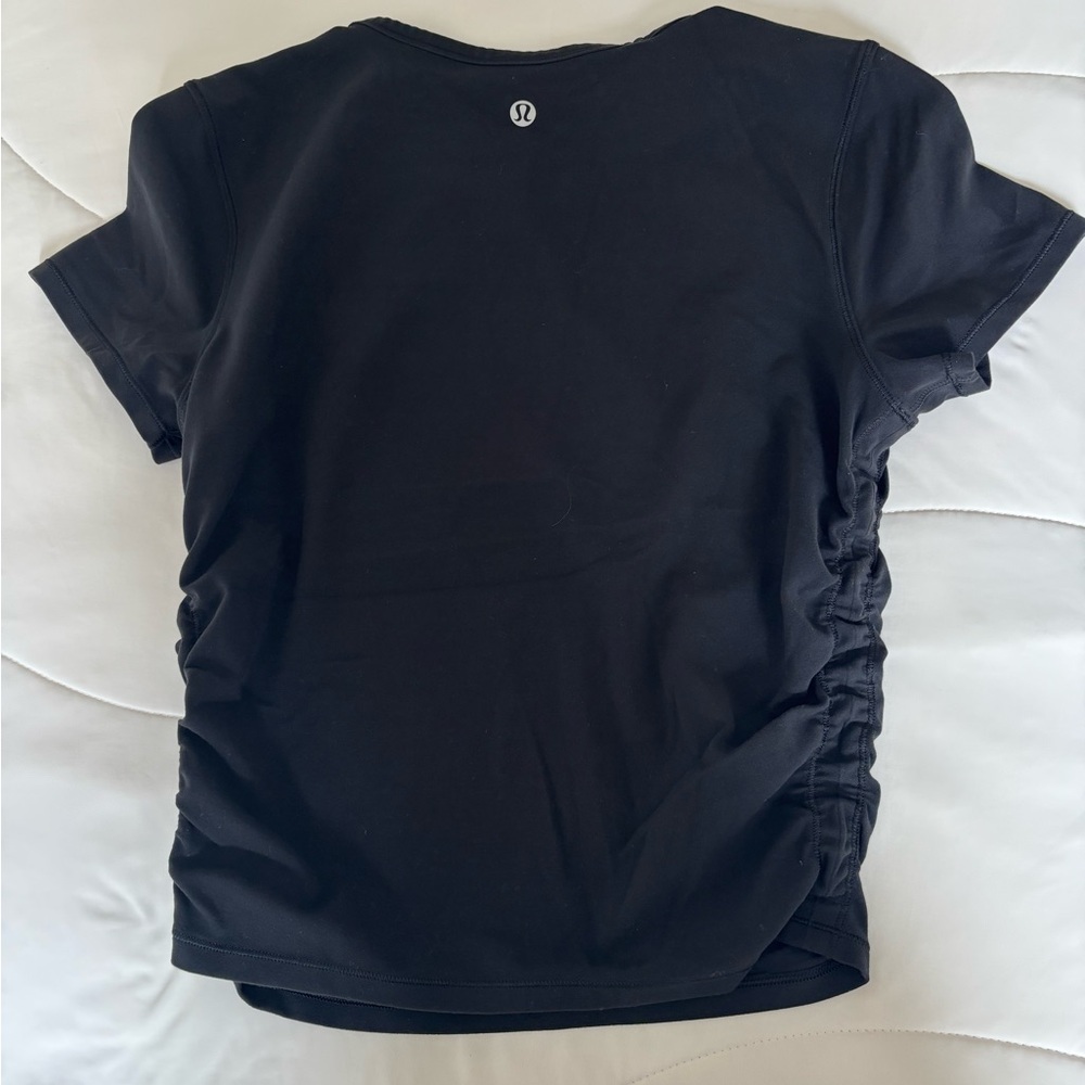 lululemon athletica Classic Black Short Sleeve Top